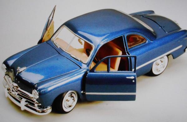 M/MAX 49 FORD COUPE BLUE 1/24