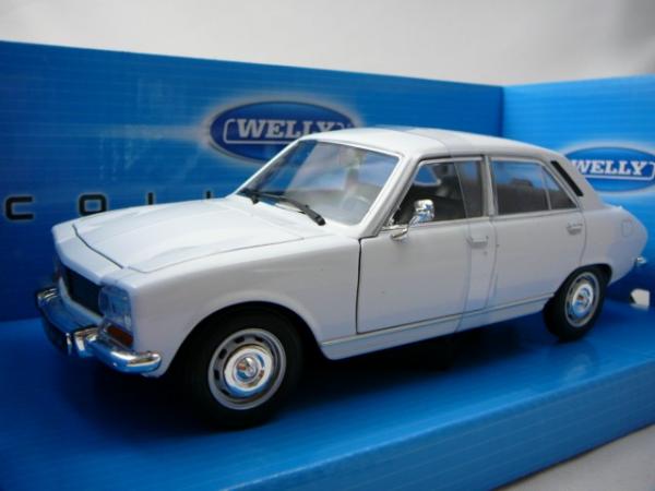 WELLY PEUGEOT 504 WHITE 1/24
