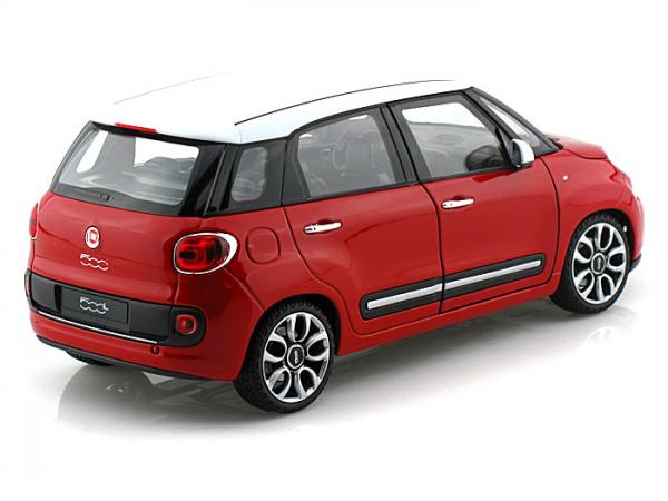 WELLY FIAT 500L 2013 RED 1/24