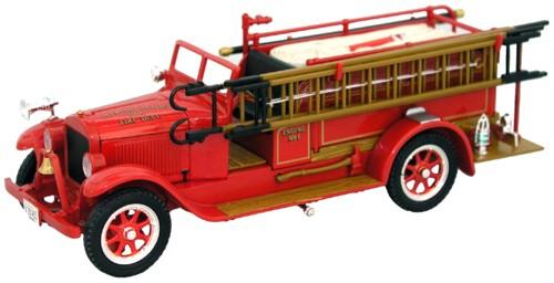 SIGNATURE REO FIRE TRUCK BROOKS RED 1/32