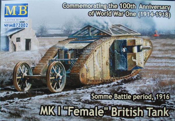 MASTERBOX MK1 FEMALE BRITISH TANK 1/72