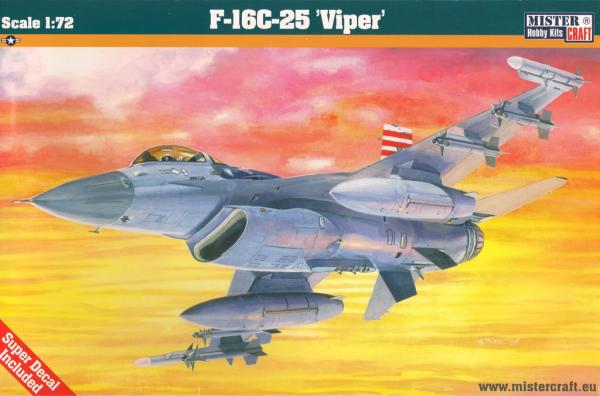 MISTER HOBBY F-16C-25 VIPER 1/72