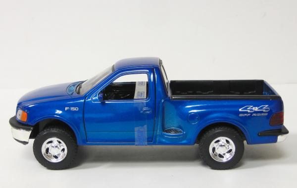 WELLY \'98 FORD F-150 LOWRIDER BLUE 1/24
