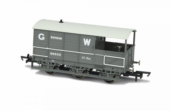 OXFORD RAIL GWR TOAD 6 WHEEL PLNKD