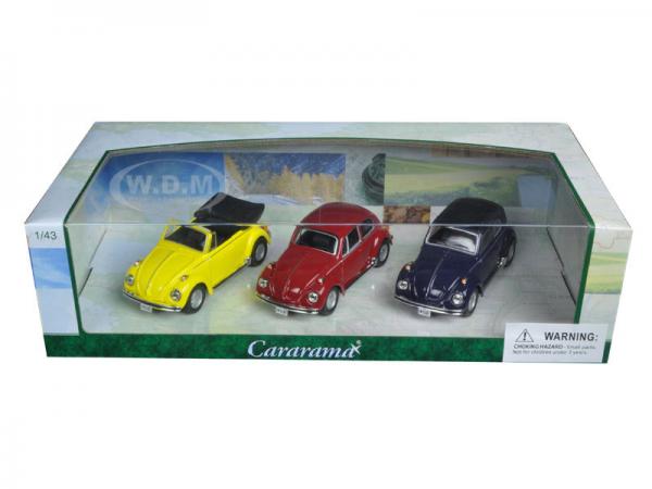 CARARAMA VW BEETLE X 3 1/43