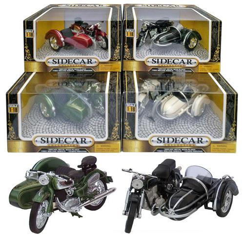 MOTORCYCLE & SIDECAR ASSORTED
