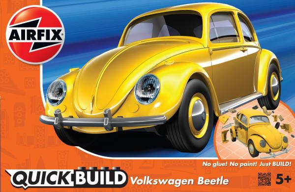 AIRFIX QUICK BUILD VW BEETLE YELLOW