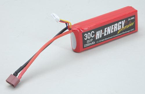 HI-ENERGY 3S 2200MAH 30C LI-PO