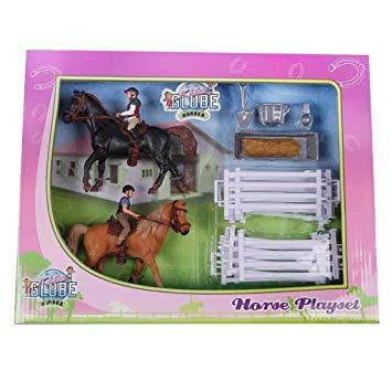 KIDS GLOBE HORSE PLAYSET