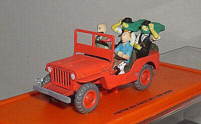 WILLYS MB \'43 TINTIN JEEP RED 1/43