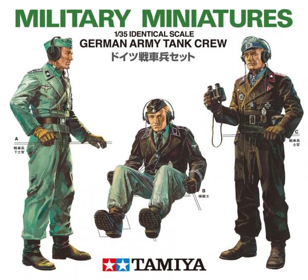 TAMIYA 1/35 GERMAN ARMY TANK CREW