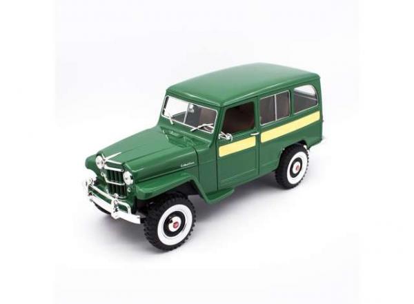 LUCKY DICAST WILLYS JEEP GREEN 1/18