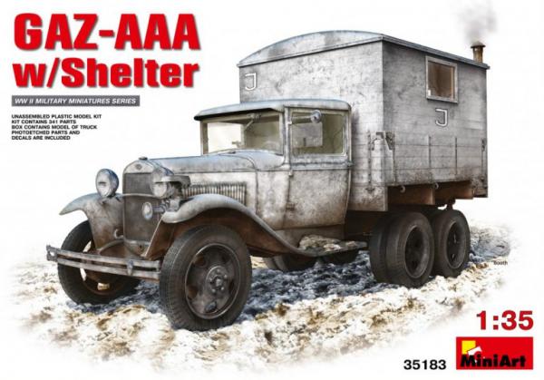 MINIART 1/35 GAZ-AAA WITH SHELTER