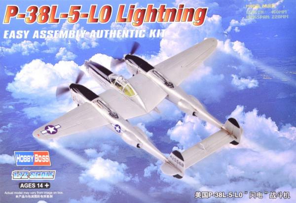 HOBBYBOSS 1/72 P-38L-5-L0 LIGHTNING