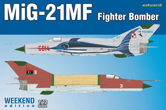 EDUARD 1/72 WEEKEND MIG-21MF BOMBER