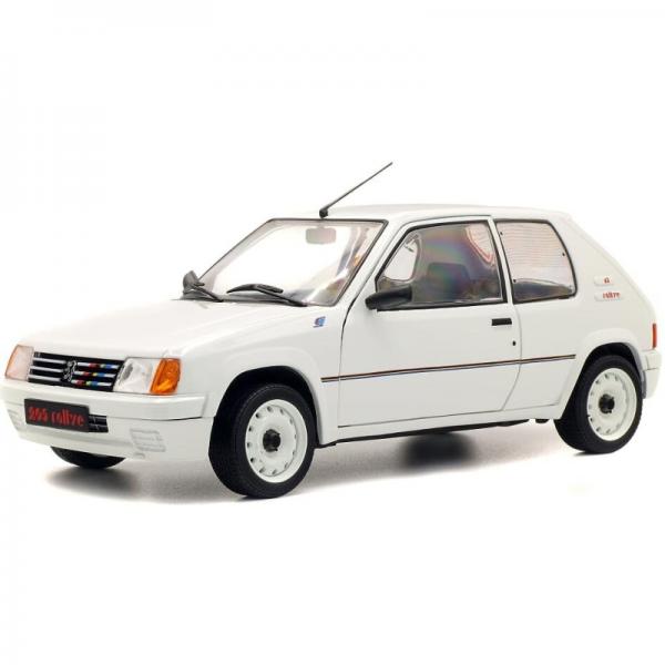 SOLIDO PEUGEOT 205 RALLY 1/18 WHITE