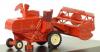 OXFORD COMBINE HARVESTER RED 1/76