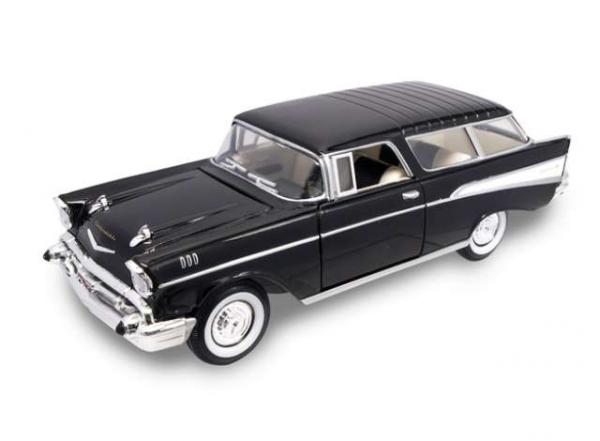LUCKY  \'57 CHEVY NOMAD RED/WHT 1/24