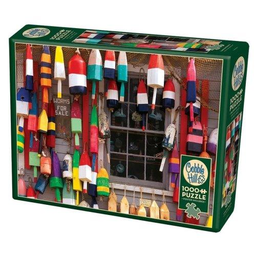 COBBLEHILL LOBSTER BUOYS 1000 PCE PUZZLE
