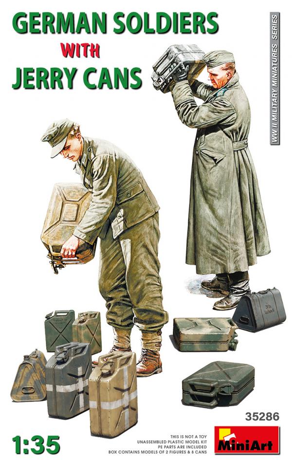 MINIART 1/35 GERMAN SOLDIERS W/J.CANS