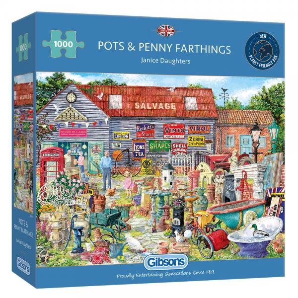 GIBSON POTS & PENNY FARTHINGS 1000 PC