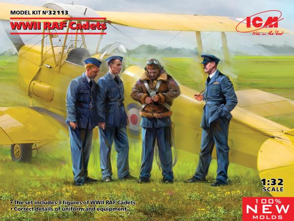 ICM 1/32 WWII RAF CADETS  (NEW MOULDS)