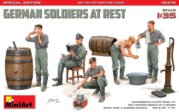 MINIART GERM. SOLDIERS AT REST 1/35