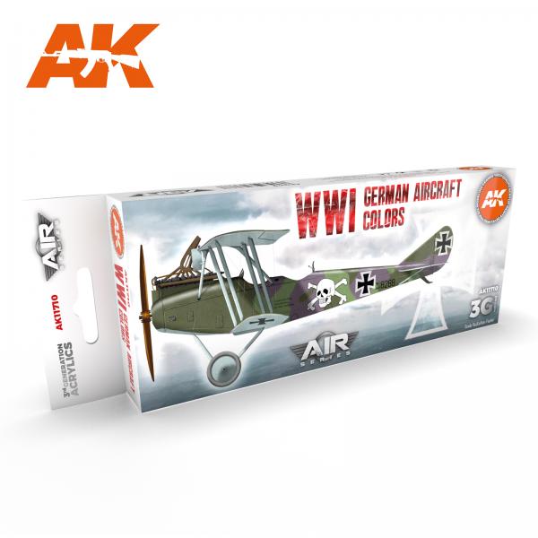 AK WWI GERMAN AIRCRAFT COLOURS 3G