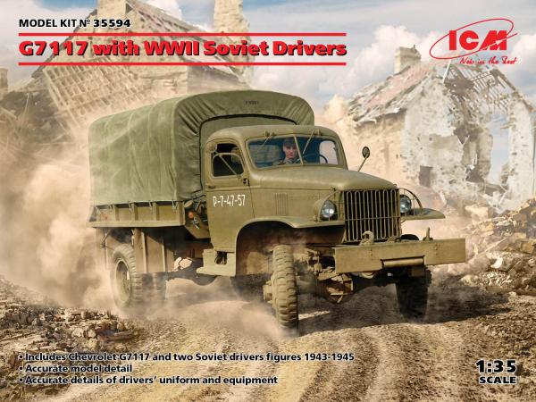 ICM 1/35 G7117 WWII SOVIET DRIVERS