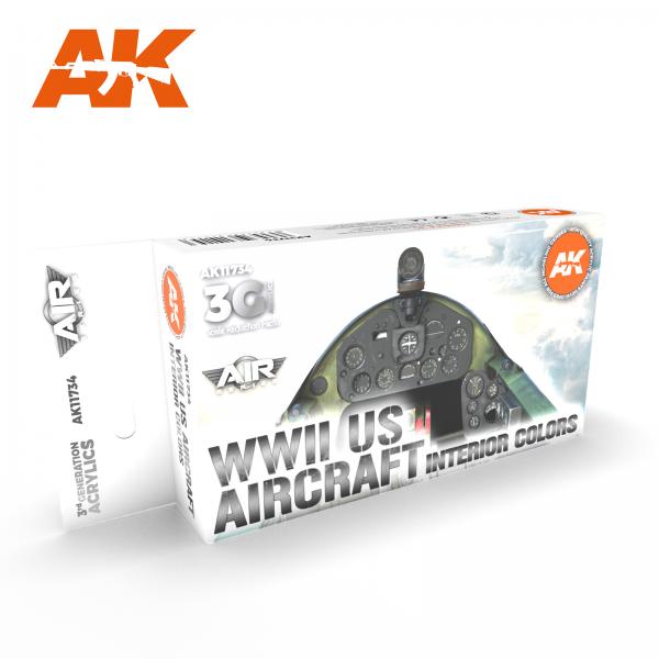 AK WW11 US AIRCRAFT COLOURS SET 3G