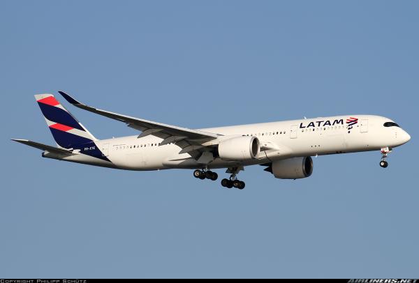 AIRBUS A350-900 LATAM PR-XTE 1/200