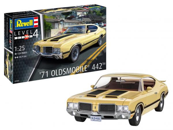 REVELL \'71 OLDSMOBILE 442 COUPE 1/25
