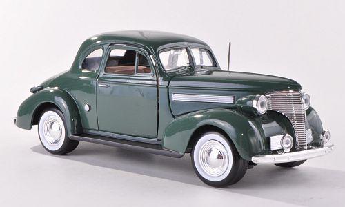 MOTORMAX \'39 CHEVY COUPE GREEN 1/24