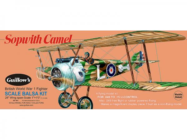 GUILLOW SOPWITH CAMEL PLANE