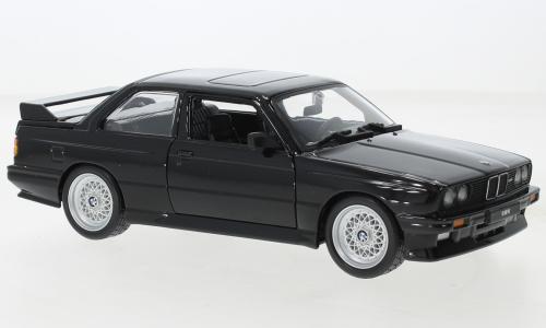 BBURAGO 1/24 BMW M3 (E30) BLACK