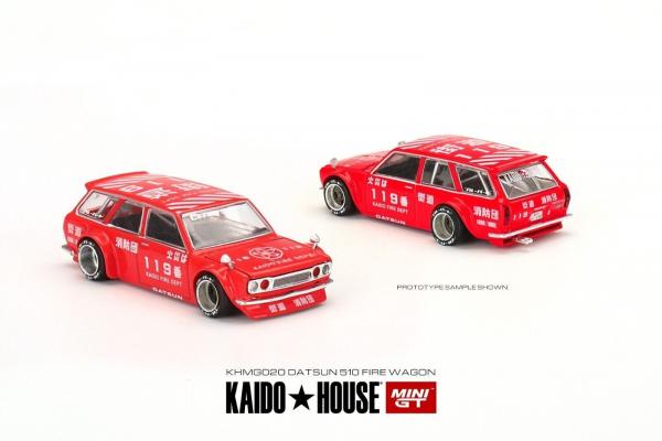 1/64 KAIDO HOUSE DATUN 510 WAGON RED