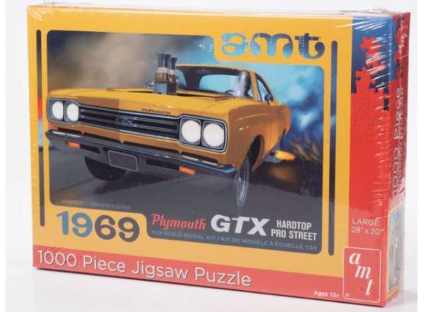 AMT PUZZLE \'69 PLYMOUTH GTX 1000 PCE