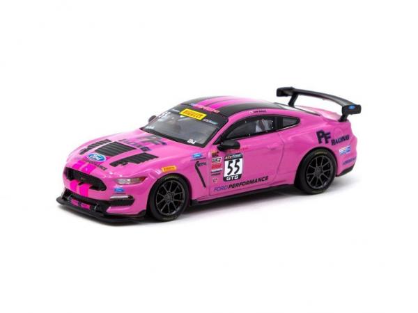 T64 1/64 FORD MUSTANG GT4 #55 \'18 PINK