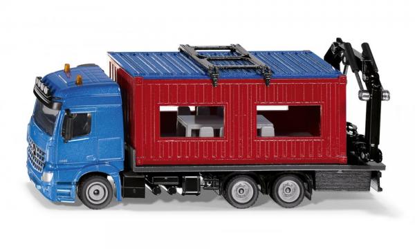 SIKU TRUCK W/CONSTRUCTION CONTAINER 1/50