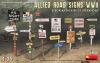 MINIART 1/35 ALLIED ROAD SIGNS EUR WWII
