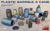 MINIART 1/35 PLASTIC BARRELS & CANS