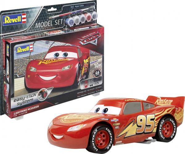 REVELL LIGHTNING MCQUEEN MODEL SET