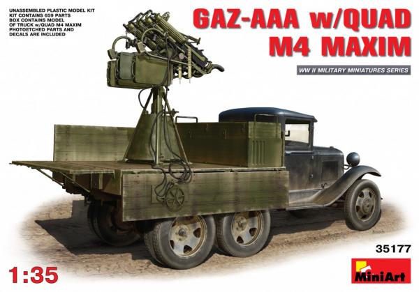MINIART 1/35 GAZ-AAA QUAD M4 MAXIM