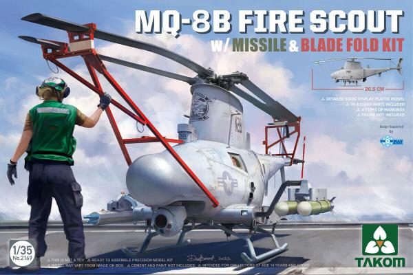 TAKOM 1/35 MQ-8B FIRE SCOUT W/ACC.