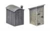 HORNBY UTILITY LAMP HUTS X 2