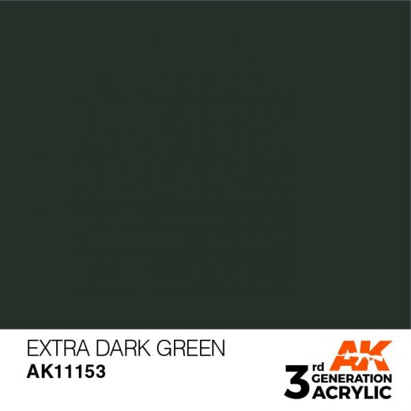AK 3RD GEN EXTRA DARK GREEN 17ML